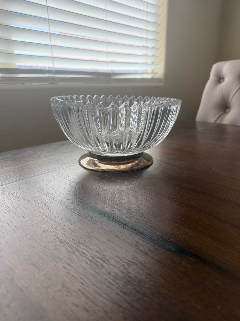 Vintage glass bowl